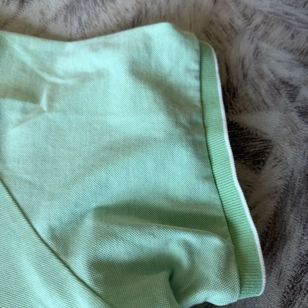 Bonobos Polo Shirt Mens XL Standard Fit Lime Green Cotton Short Sleeve Golf Peru